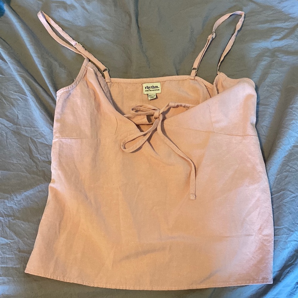 Free people pink tank top